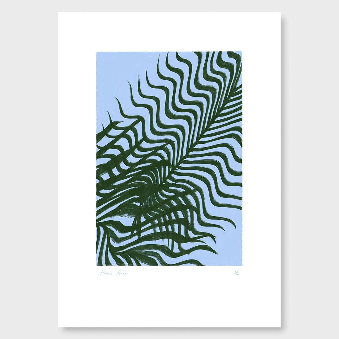 Palm Reflections II Art Print by Home Time