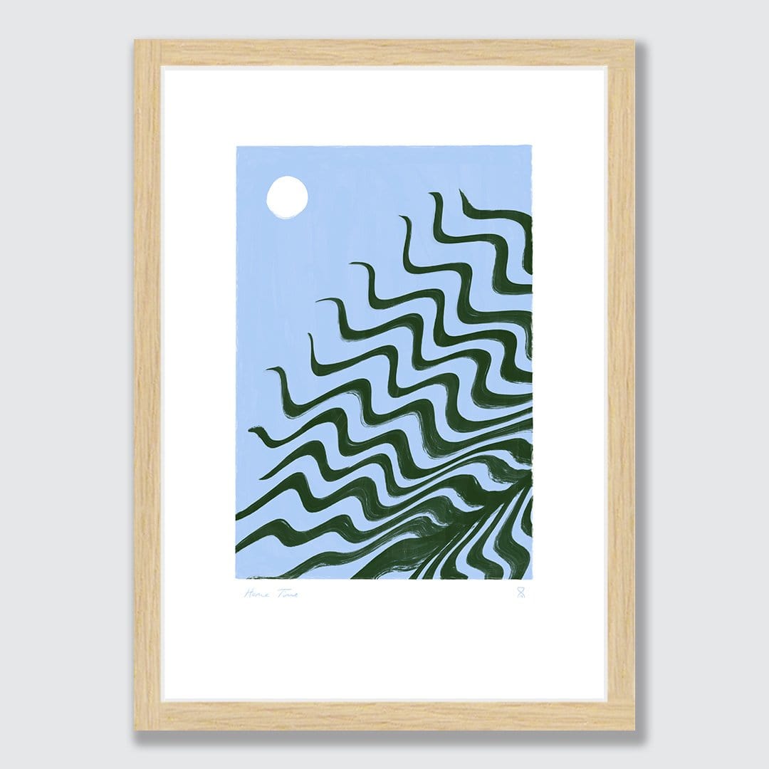 Palm Reflections I Art Print by Home Time