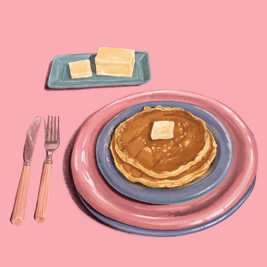 Pancakes Limited Edition Art Print by Bridget Daulby