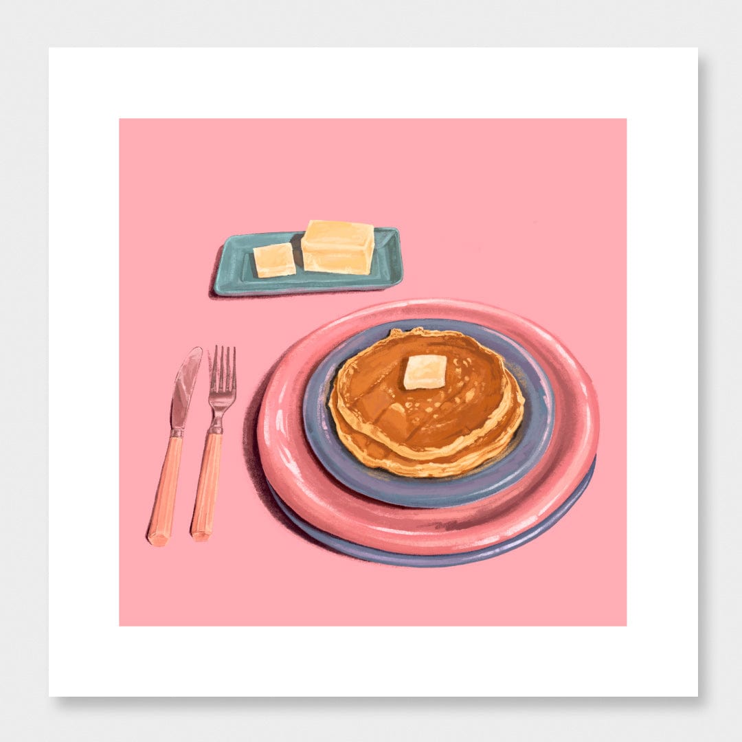 Pancakes Limited Edition Art Print by Bridget Daulby