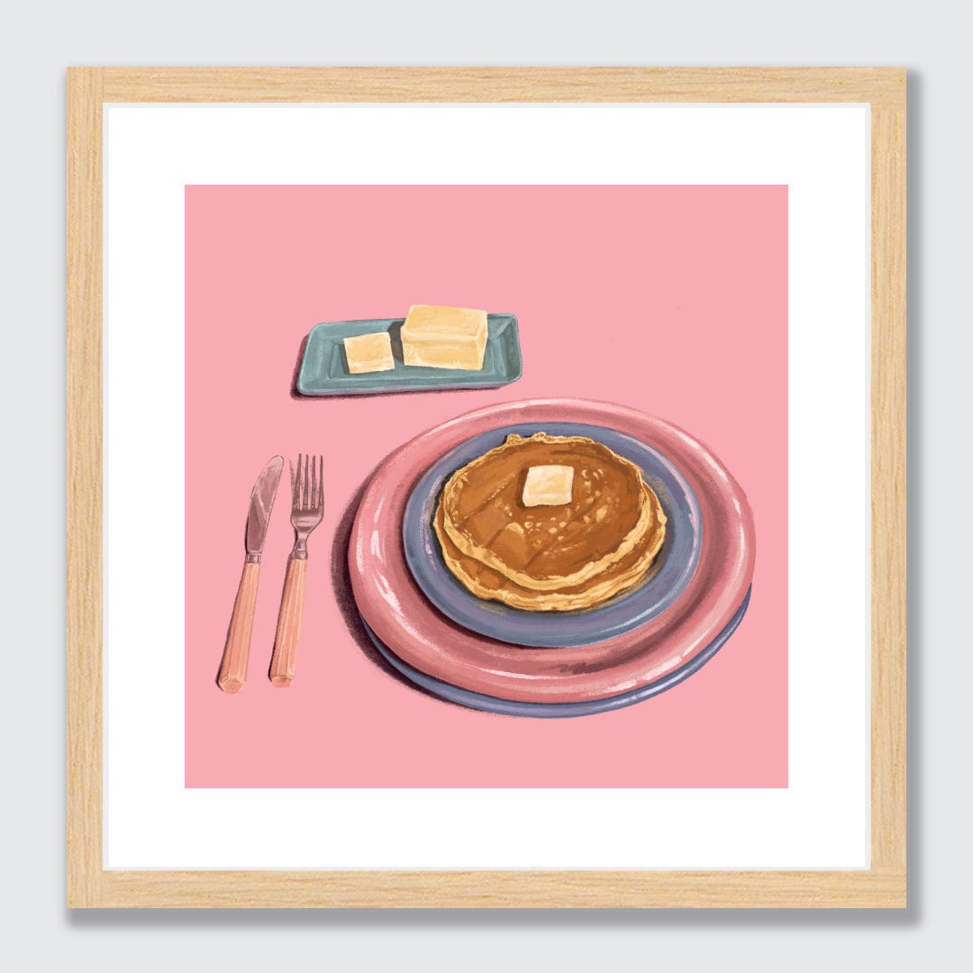 Pancakes Limited Edition Art Print by Bridget Daulby