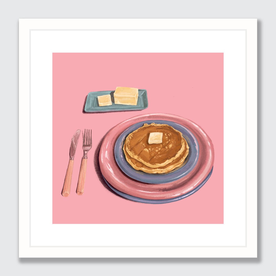 Pancakes Limited Edition Art Print by Bridget Daulby