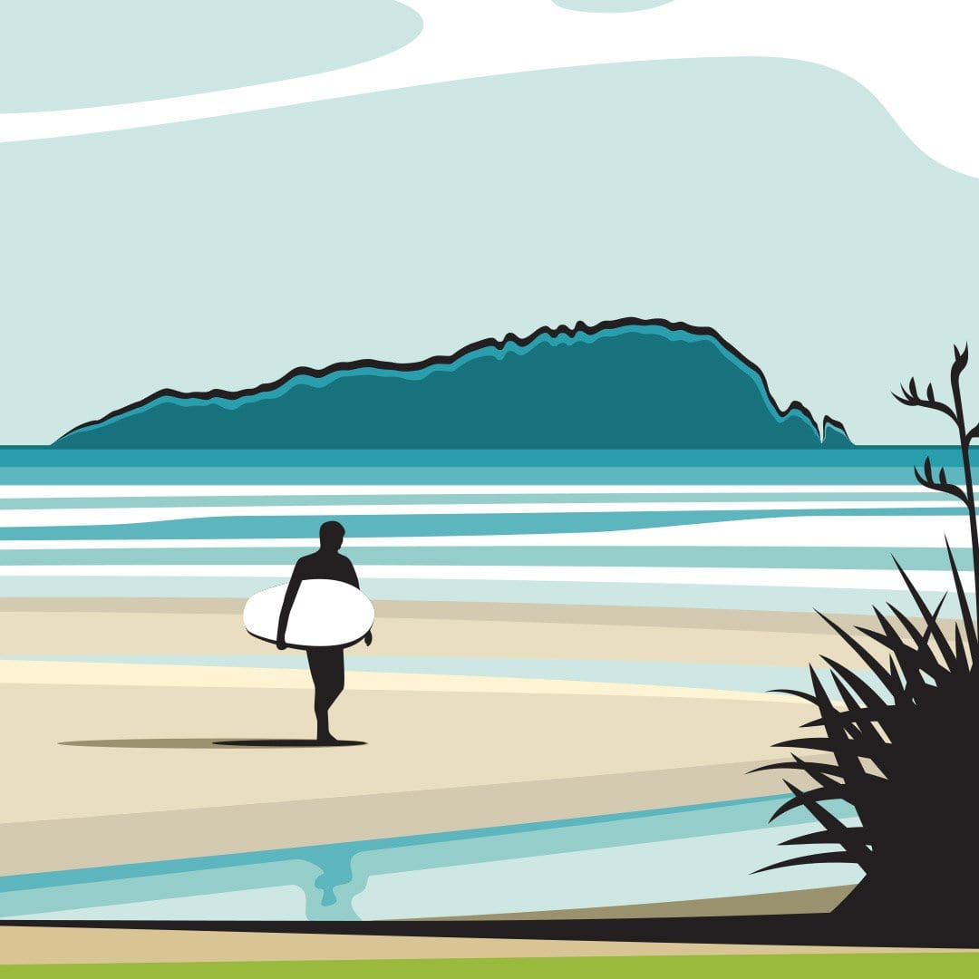 Pauanui Art Print by Glenn Jones
