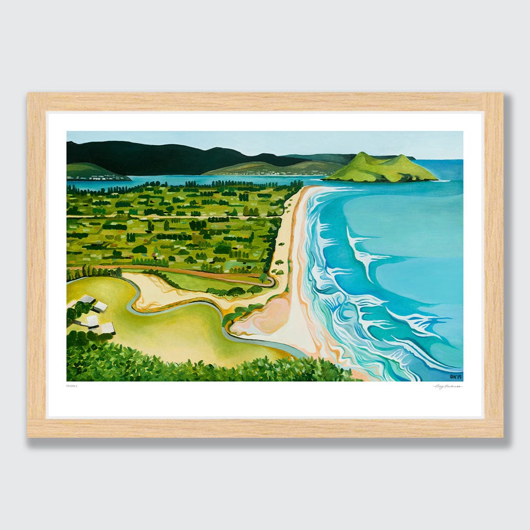 Pauanui Art Print by Guy Harkness