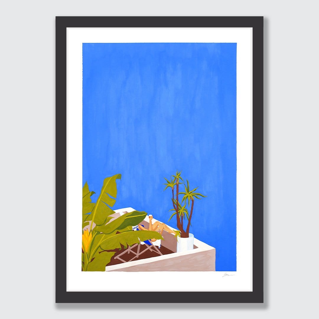 Permanent Vacation Art Print by Grace Popplewell
