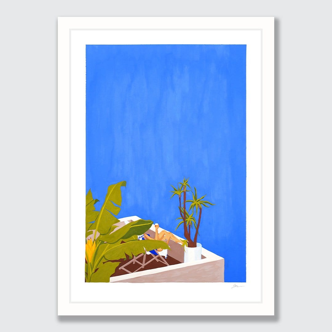 Permanent Vacation Art Print by Grace Popplewell