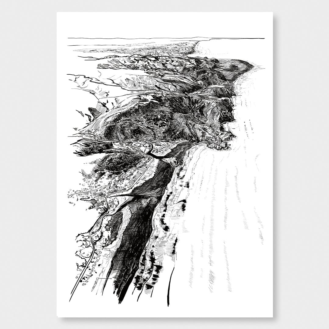 Piha Art Print by Citizen Art