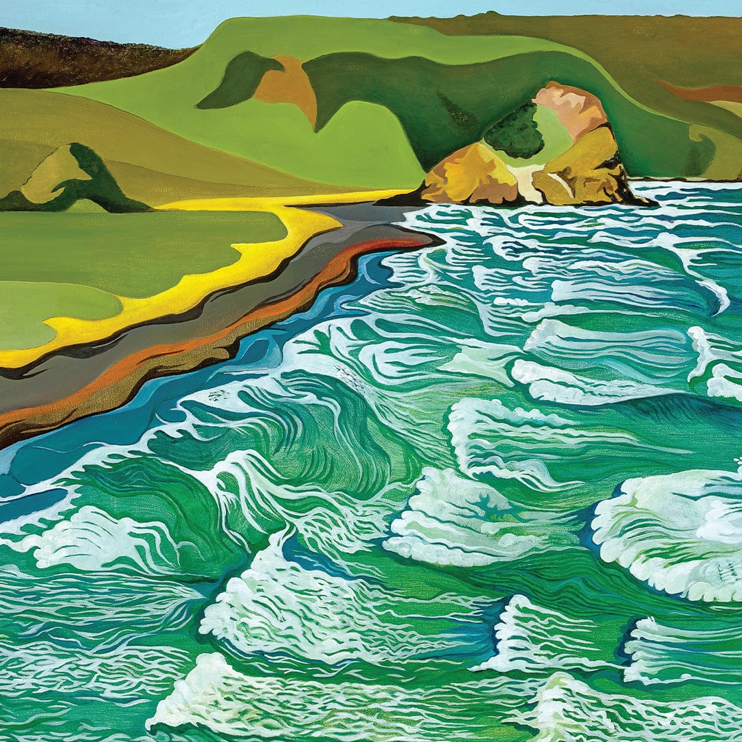 Piha Art Print by Guy Harkness