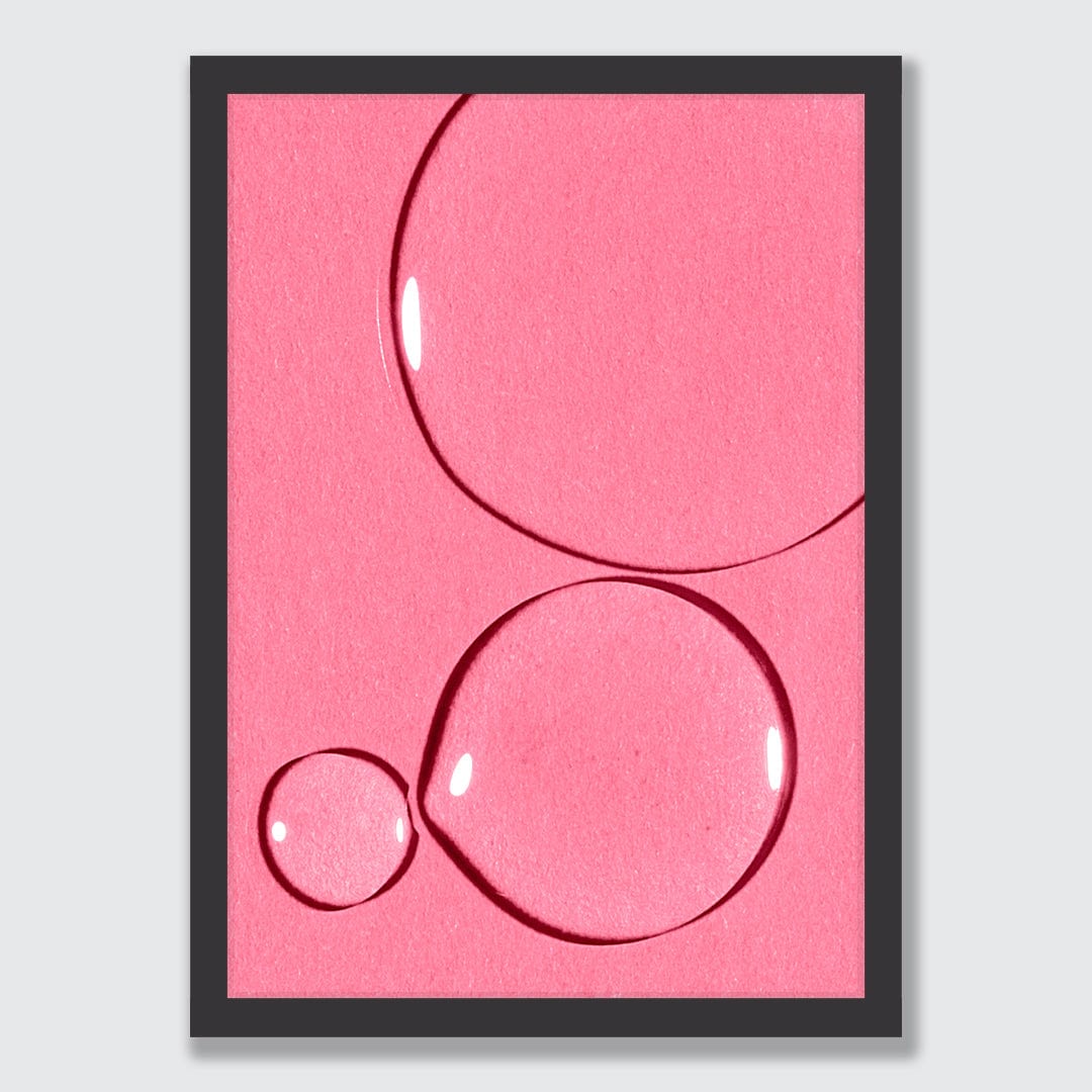 Pink Bubbles Photographic Print by Maegan McDowell