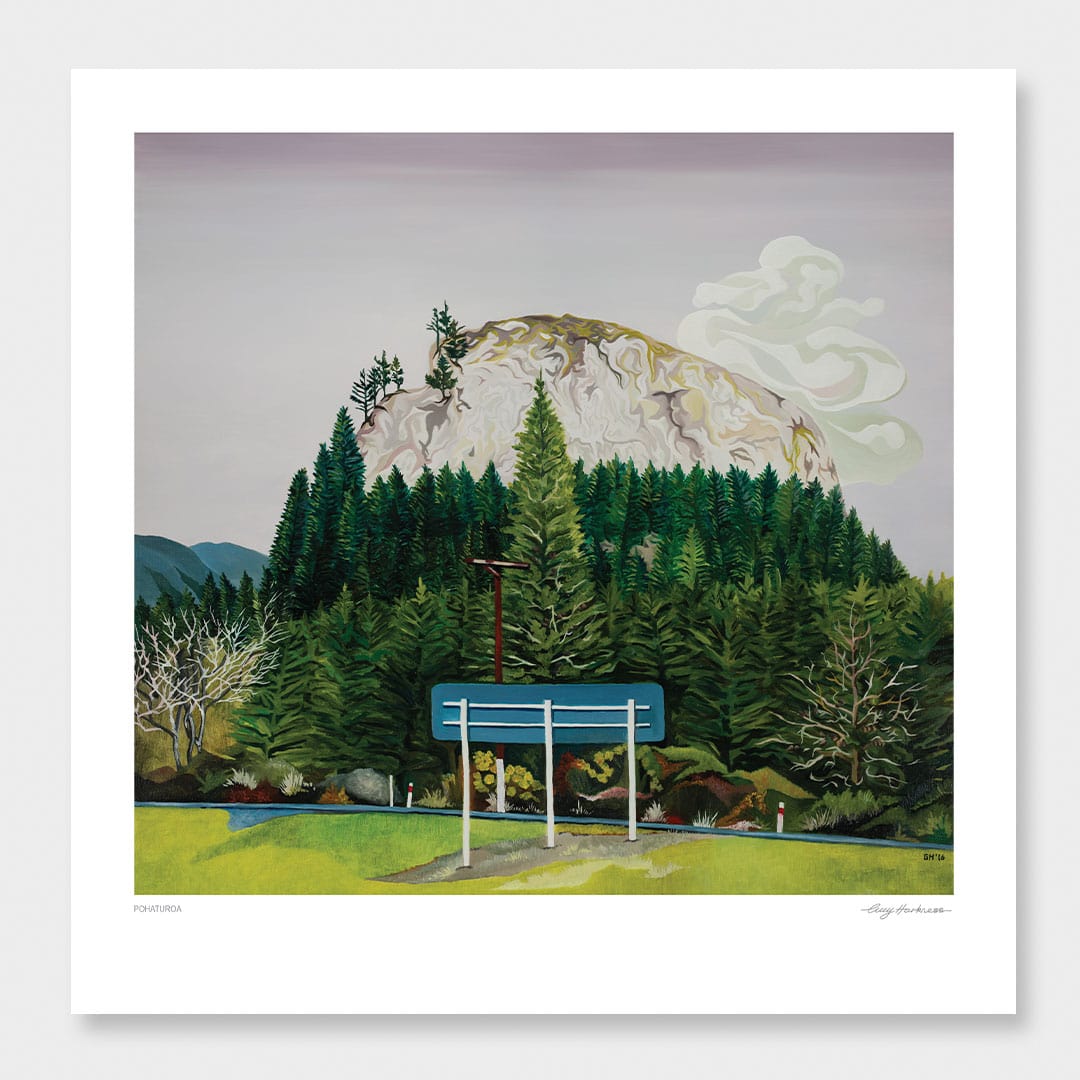 Pohaturoa Art Print by Guy Harkness