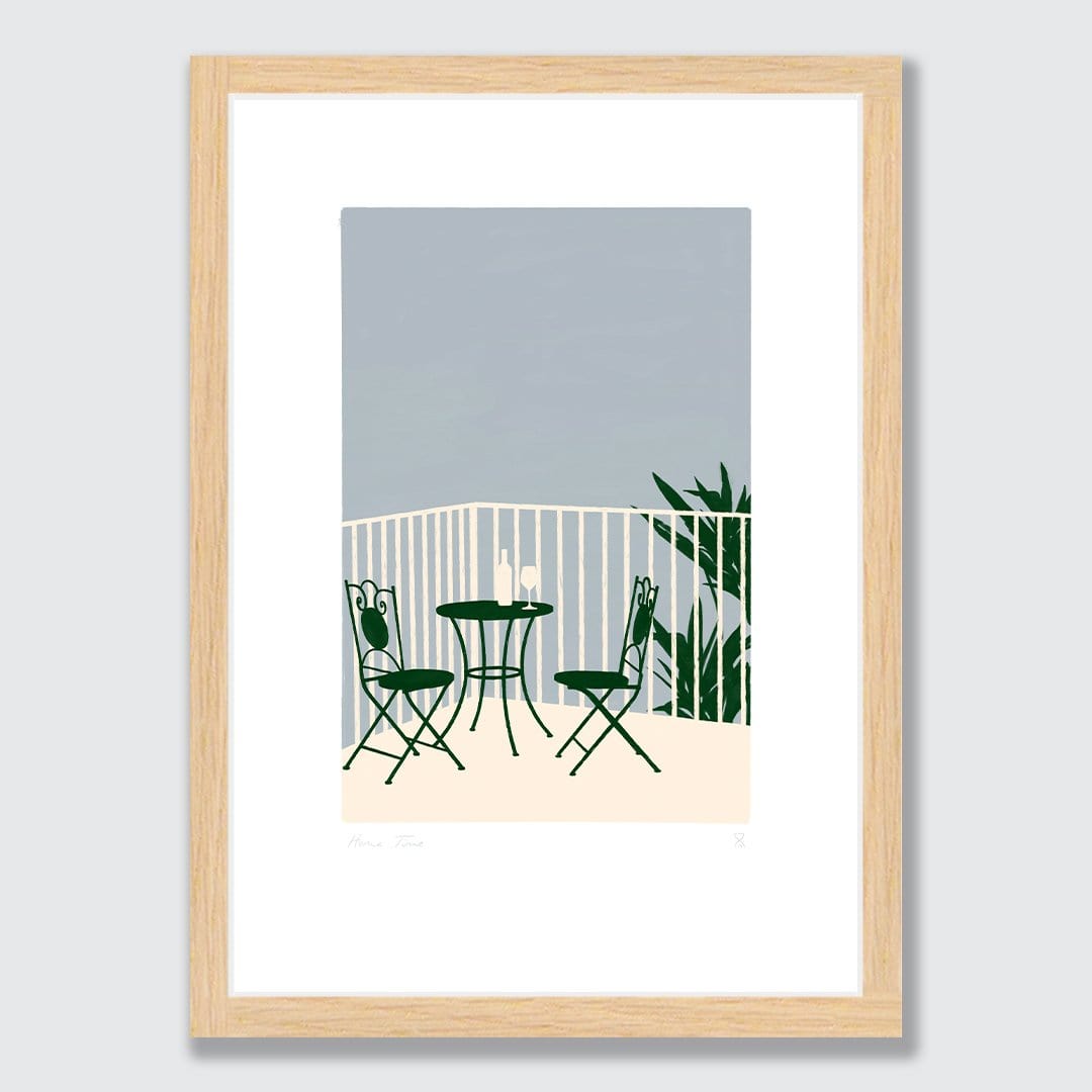 Port on the Porch Art Print by Home Time