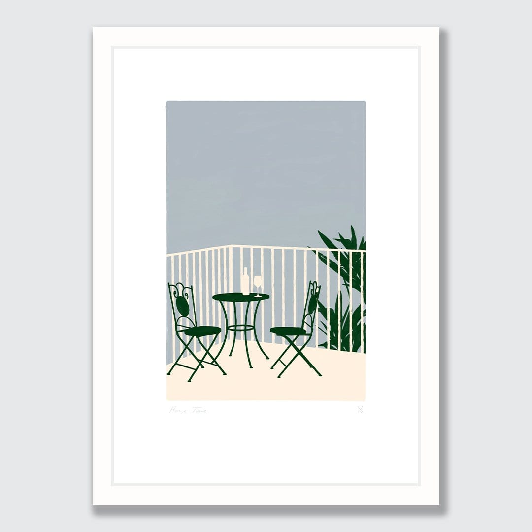 Port on the Porch Art Print by Home Time