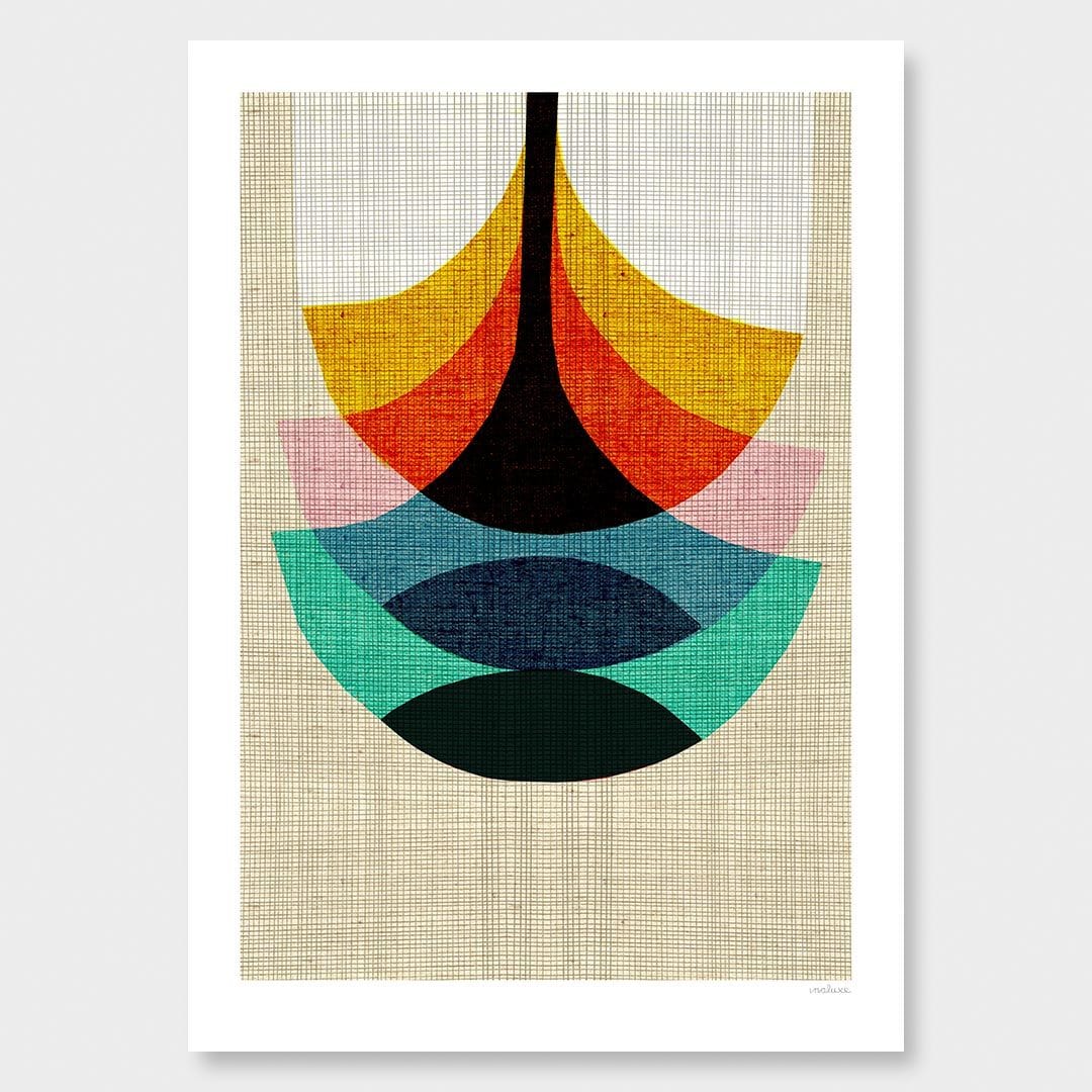 Press Close Together Print by Inaluxe