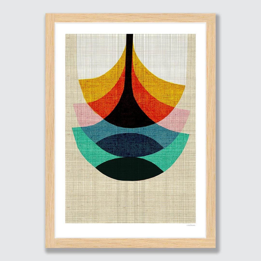 Press Close Together Print by Inaluxe