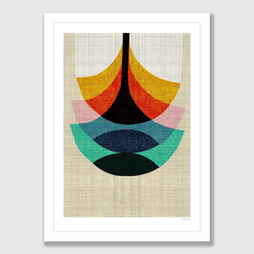 Press Close Together Print by Inaluxe