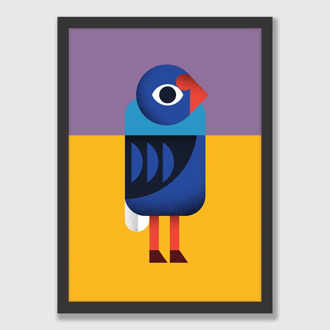 Pukeko Art Print by Beth Xia