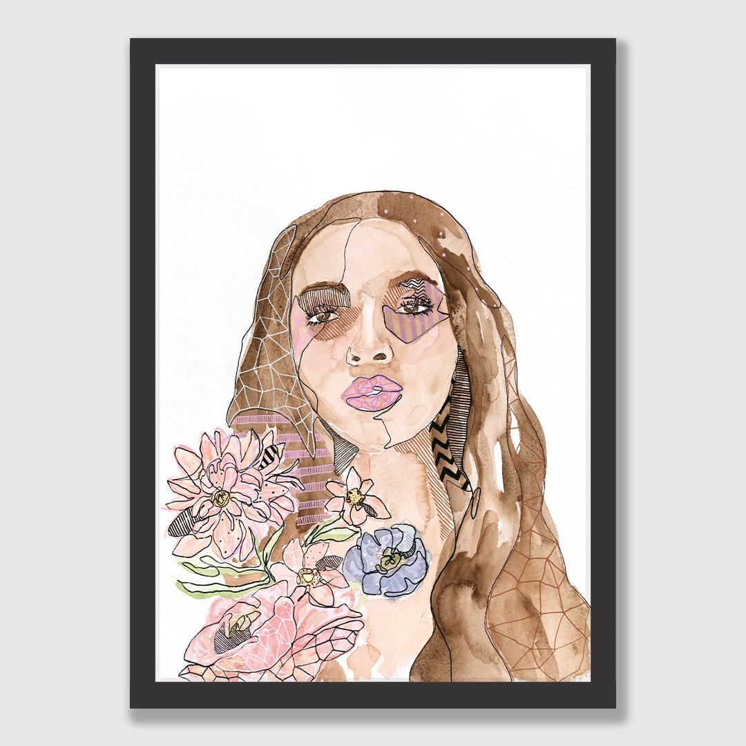 Queen Bloom Art Print by Makus Art