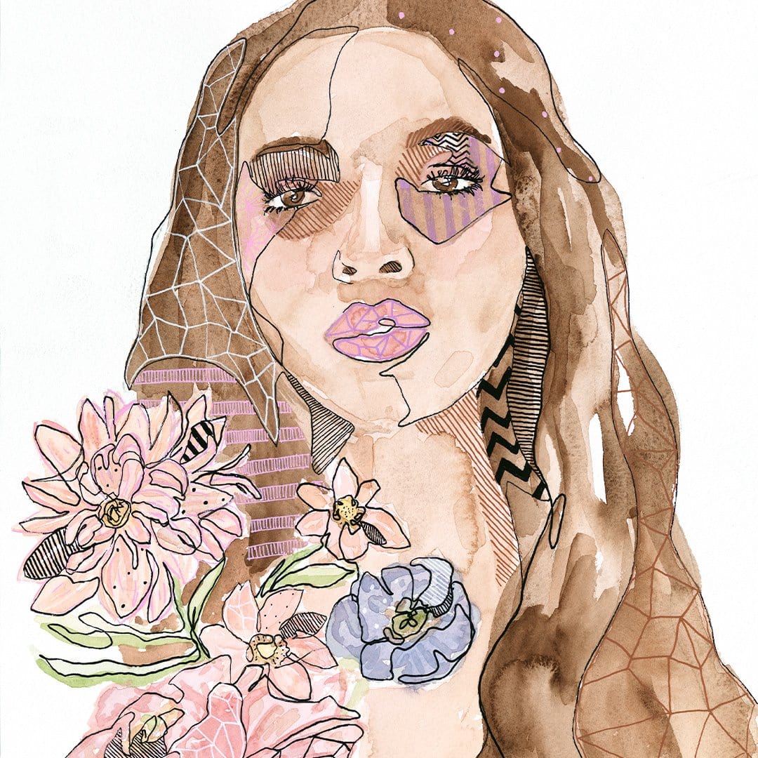Queen Bloom Art Print by Makus Art