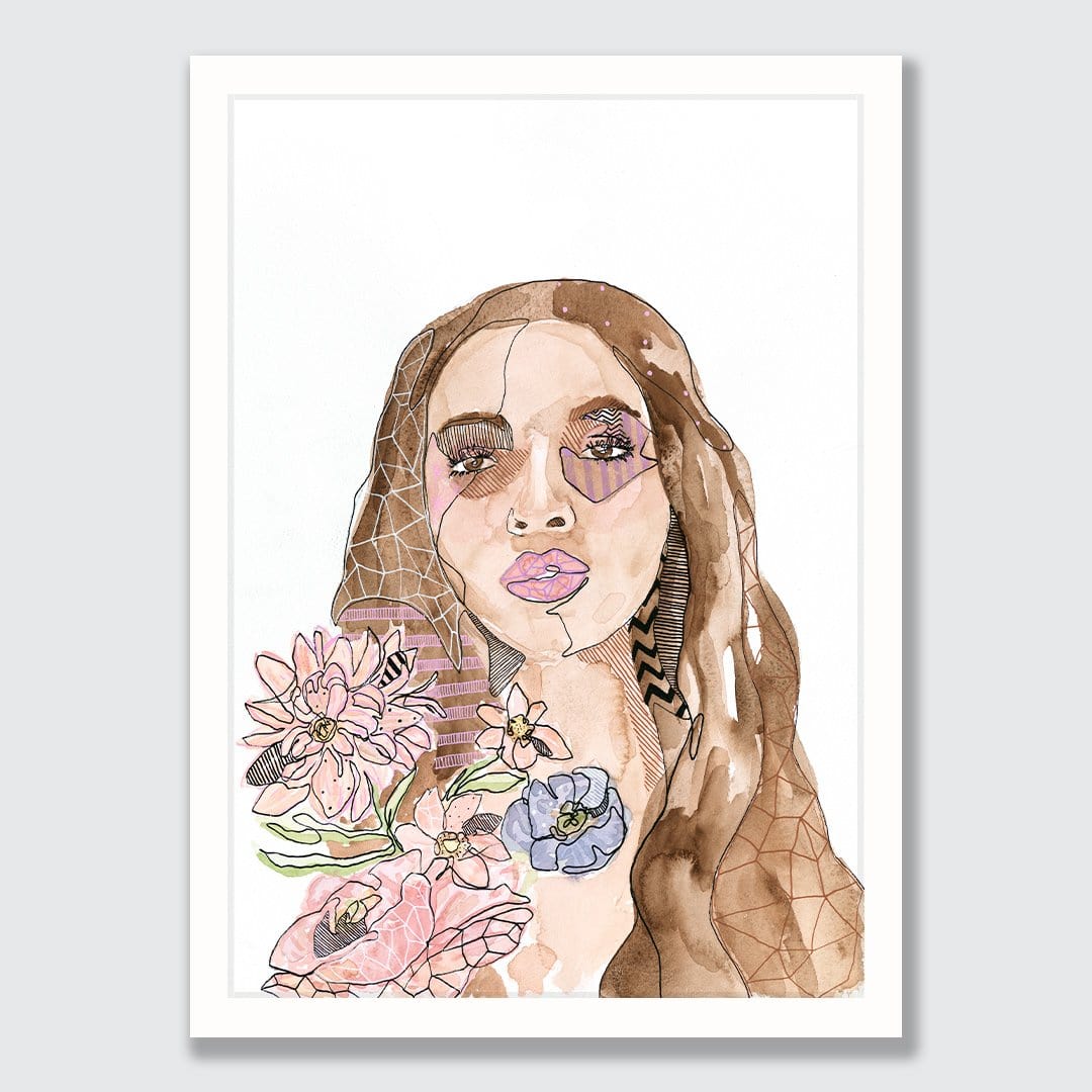 Queen Bloom Art Print by Makus Art