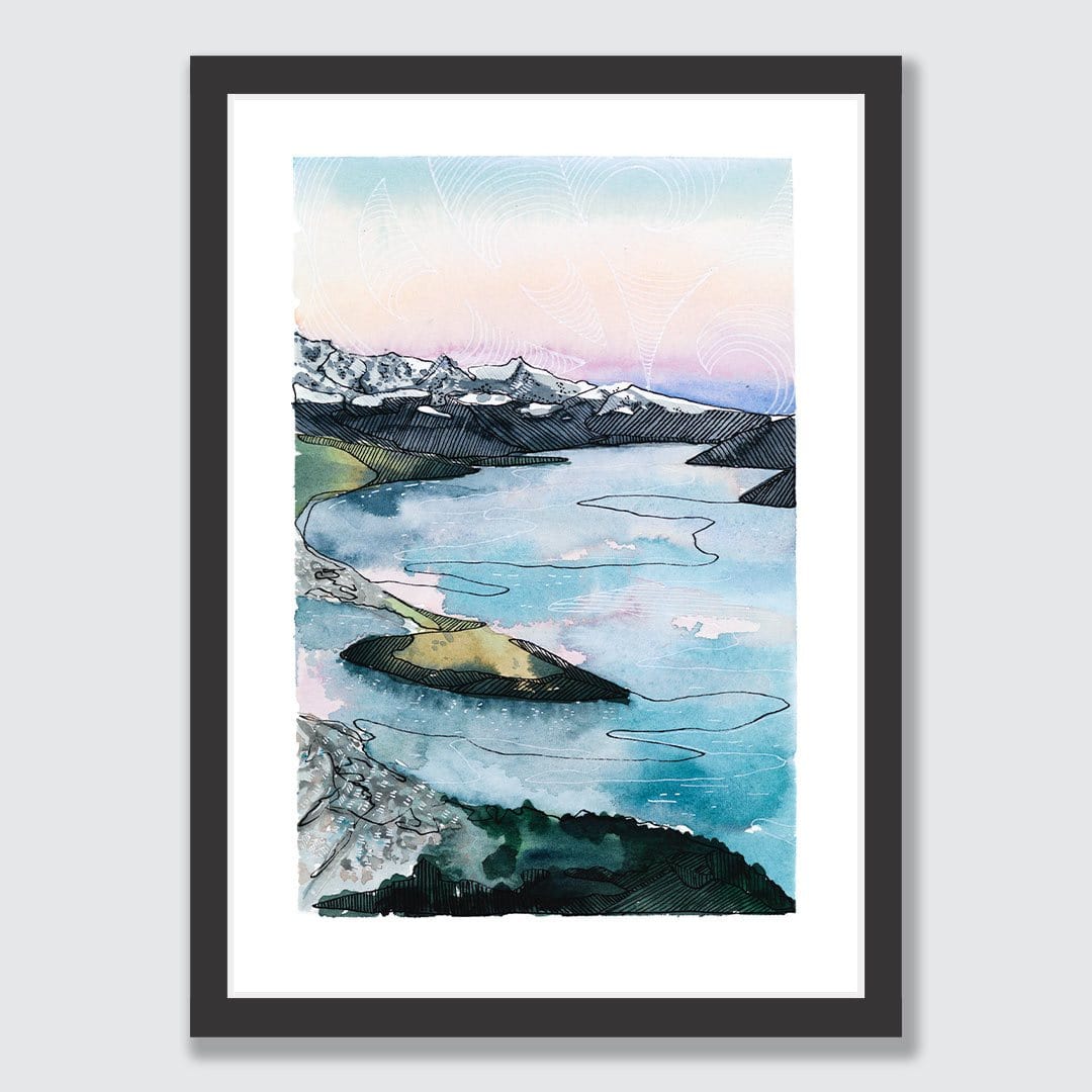 Queenstown Art Print by Makus Art