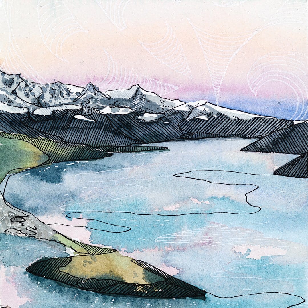 Queenstown Art Print by Makus Art