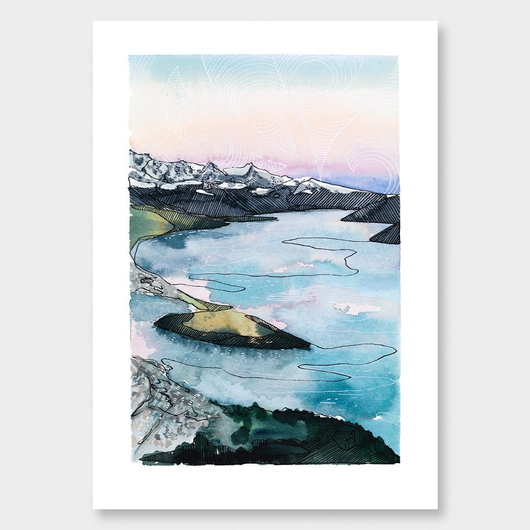 Queenstown Art Print by Makus Art