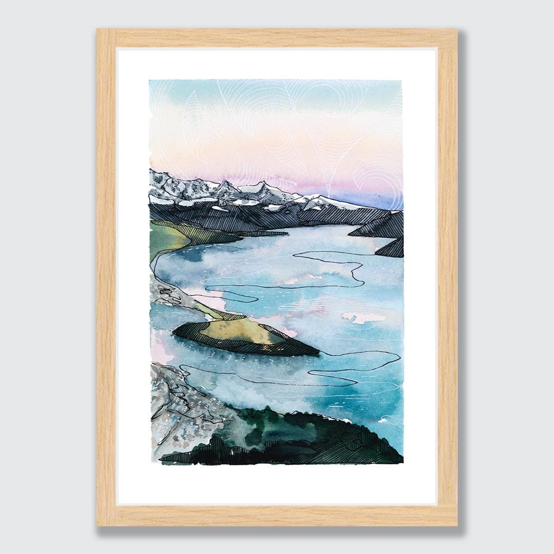 Queenstown Art Print by Makus Art