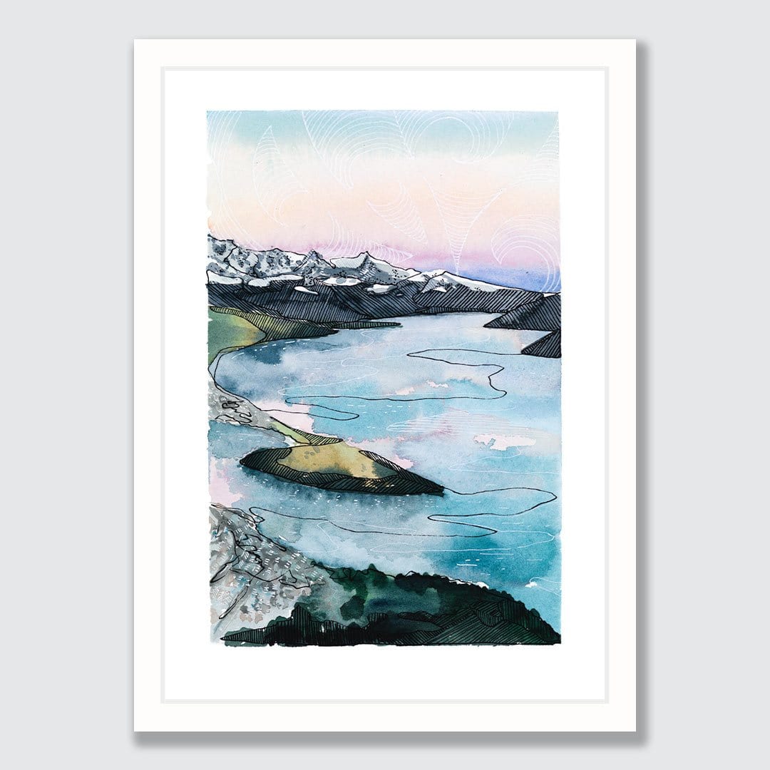 Queenstown Art Print by Makus Art