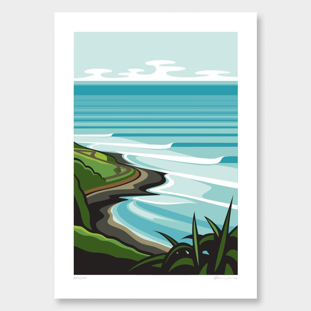Raglan Art Print by Glenn Jones