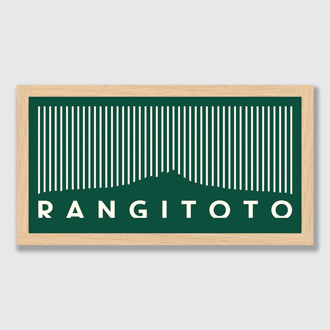 Rangitoto Art Print by OSLO