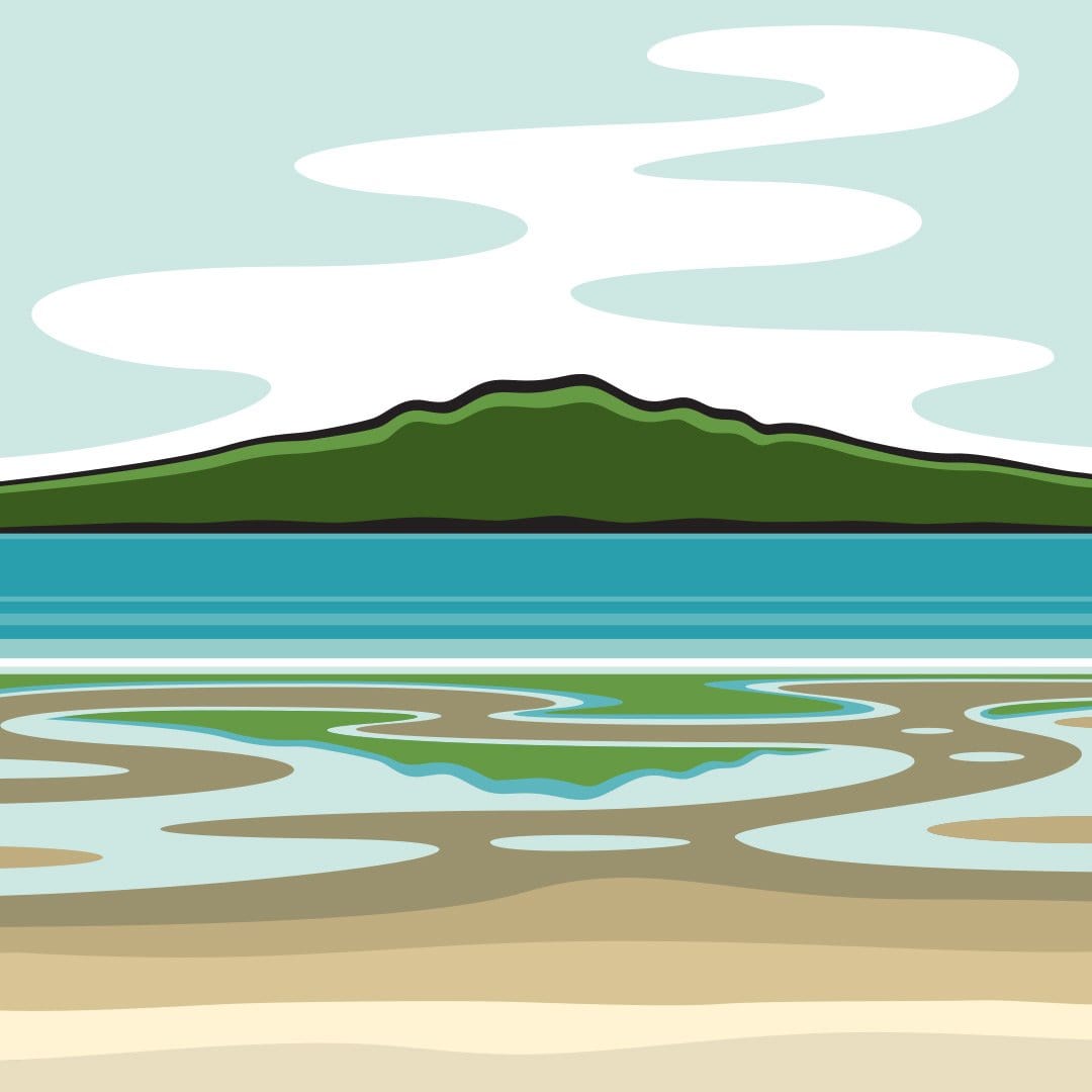 Rangitoto Art Print by Glenn Jones