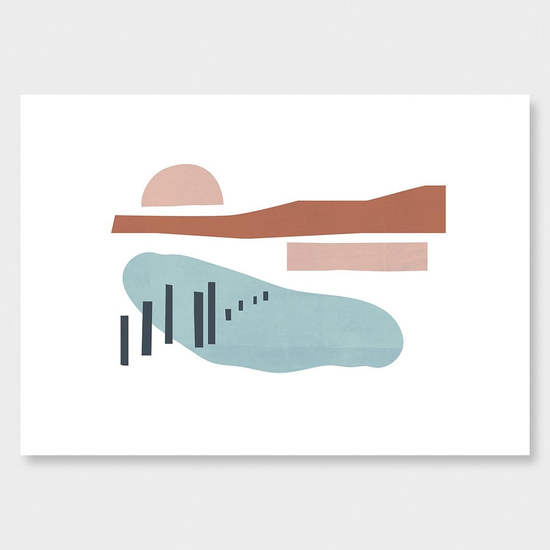 Rangitoto Jetty Art Print by Sarah Parkinson
