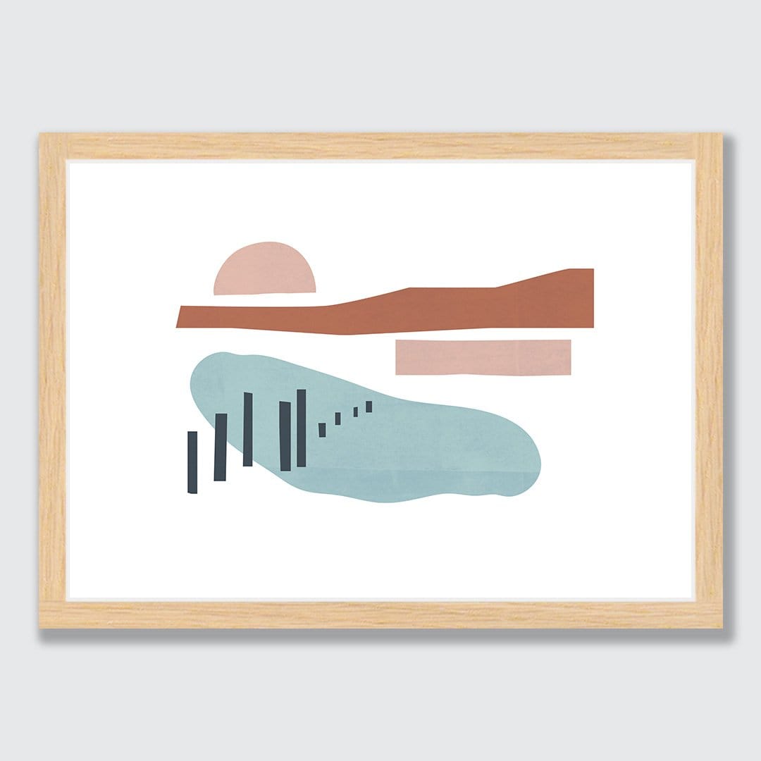 Rangitoto Jetty Art Print by Sarah Parkinson