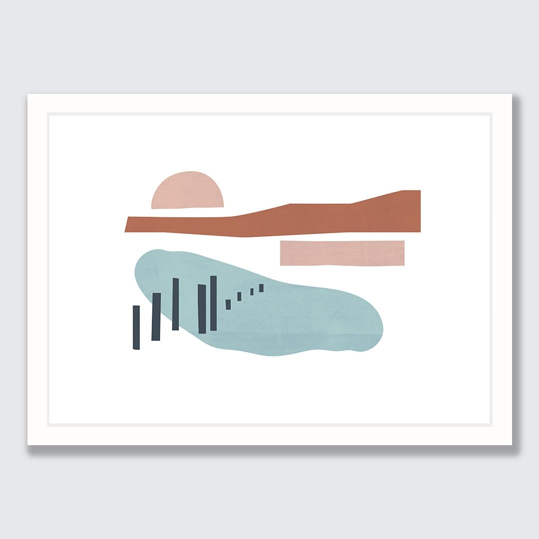 Rangitoto Jetty Art Print by Sarah Parkinson