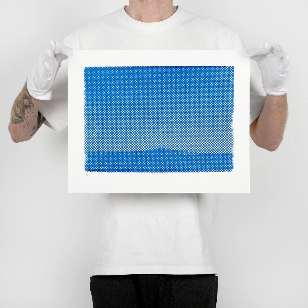 Rangitoto Screen-Print by Elliot Alexander