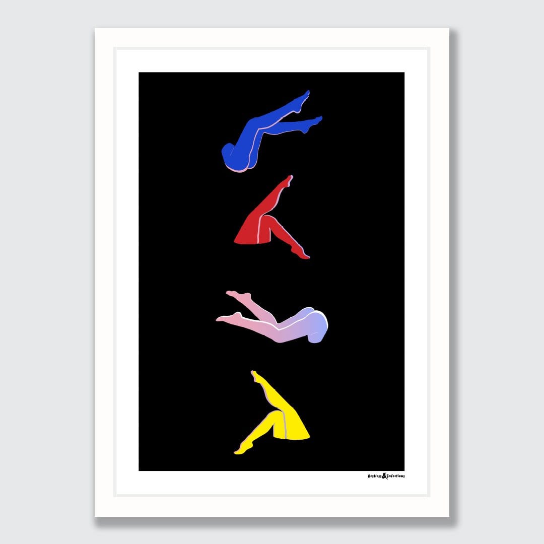 Restless Legs Art Print by Restless &amp; Infectious