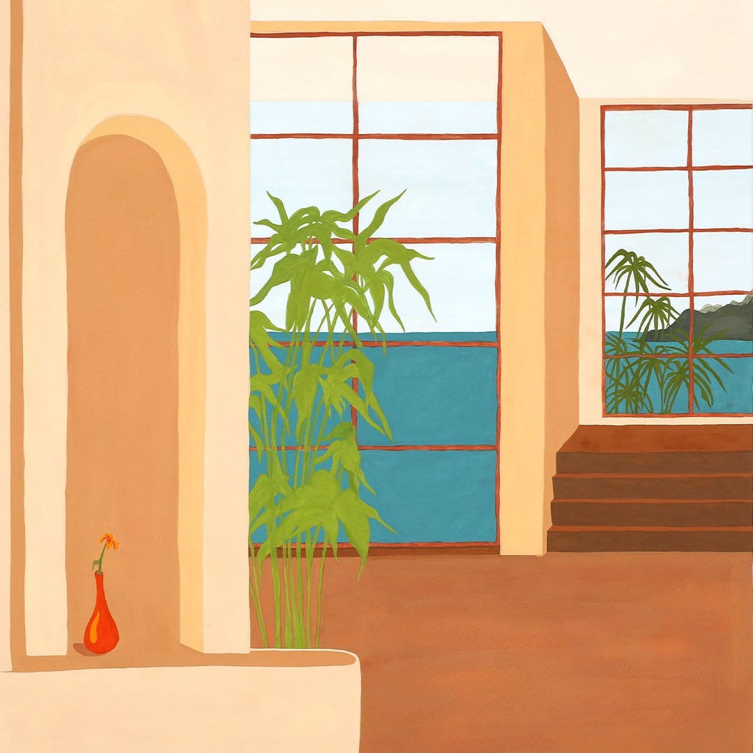 Room With a View Art Print by Grace Popplewell