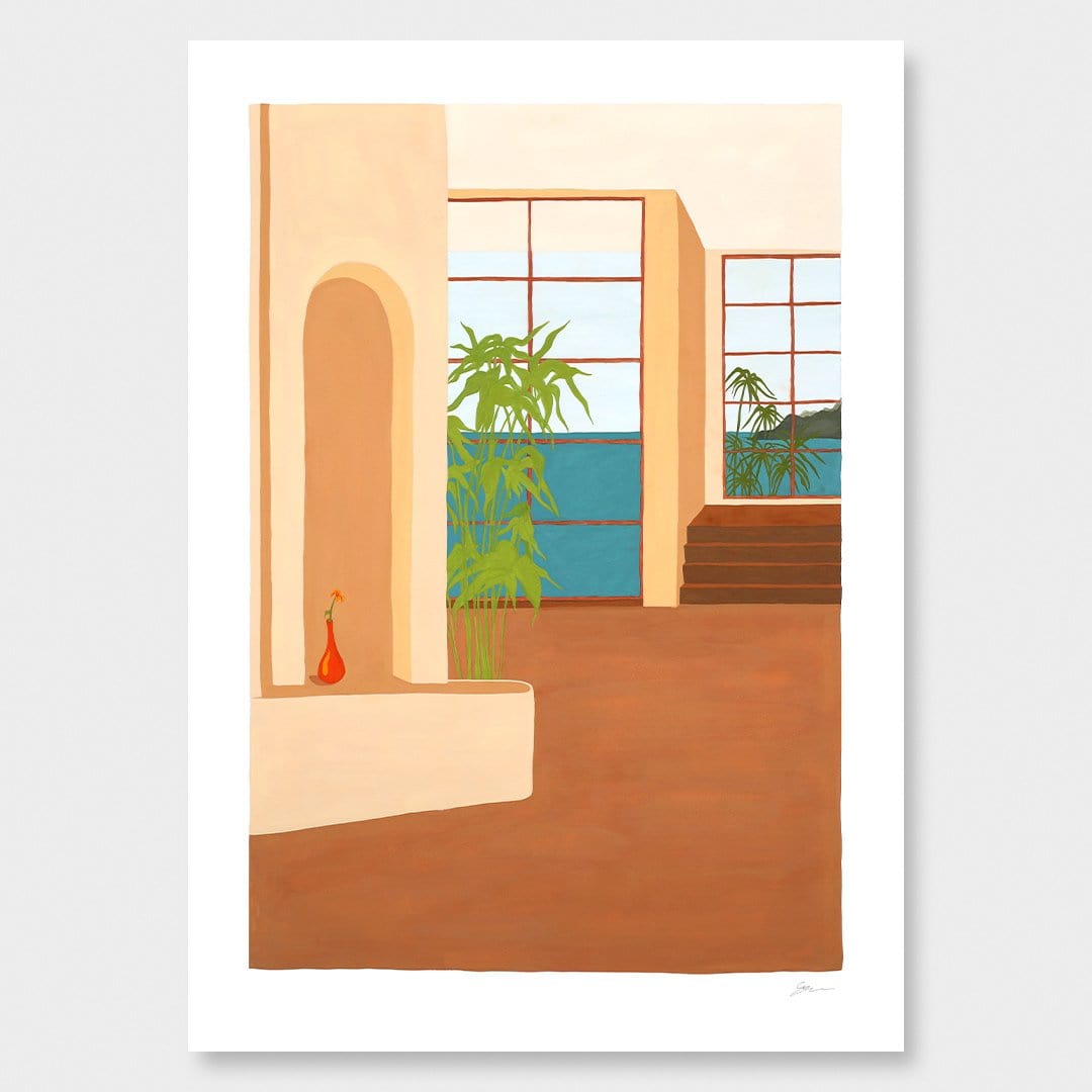 Room With a View Art Print by Grace Popplewell