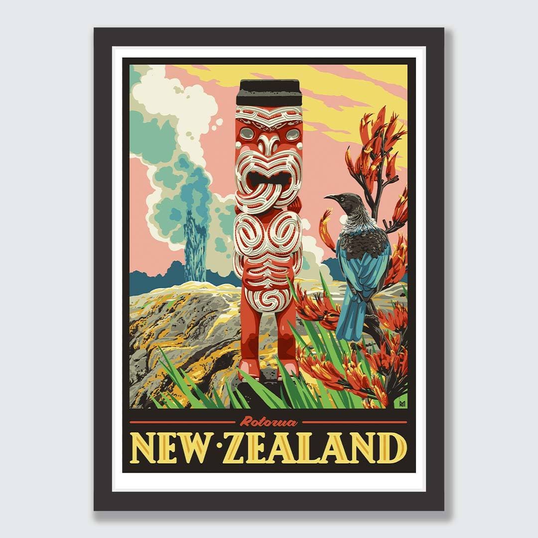 Rotorua Art Print by Ross Murray