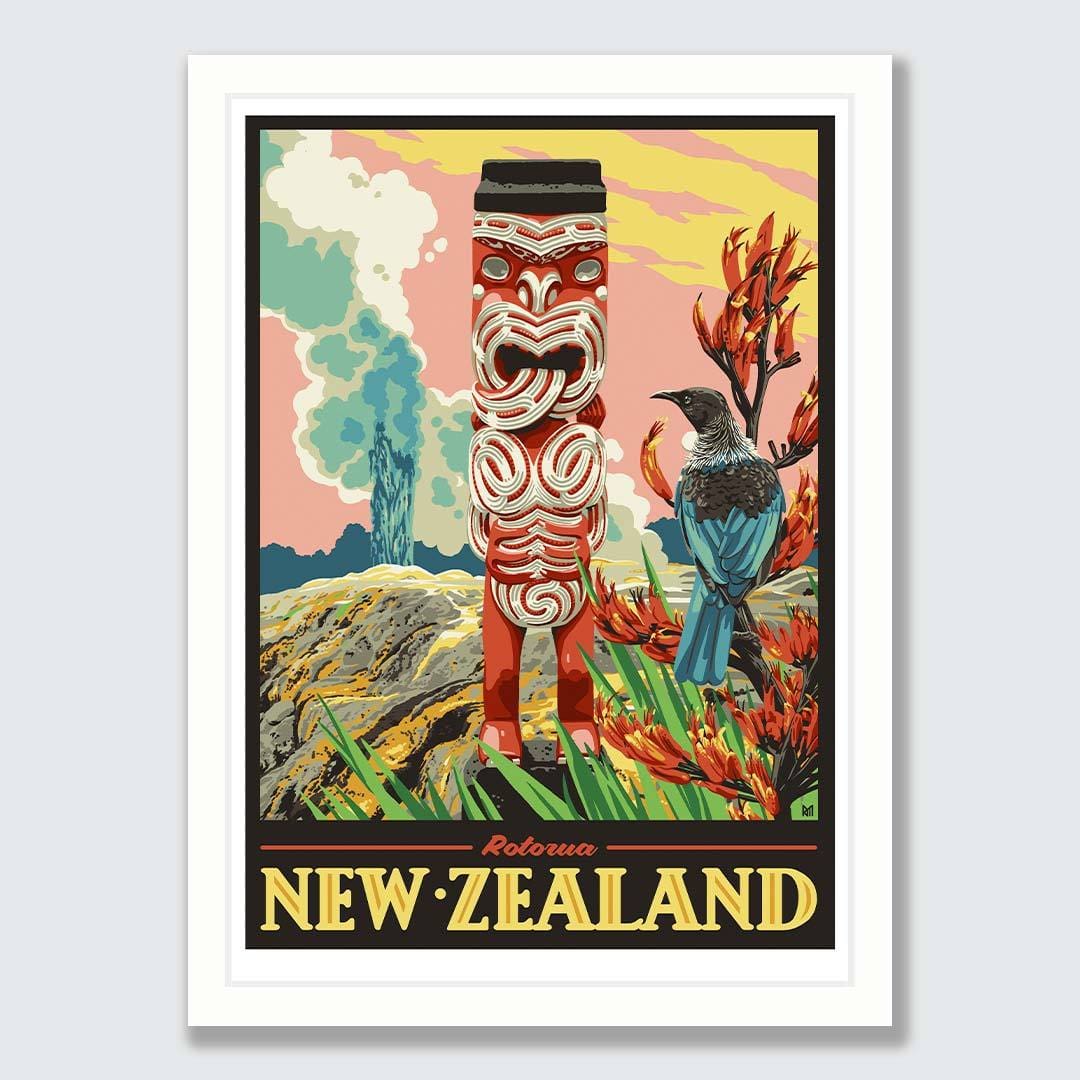 Rotorua Art Print by Ross Murray