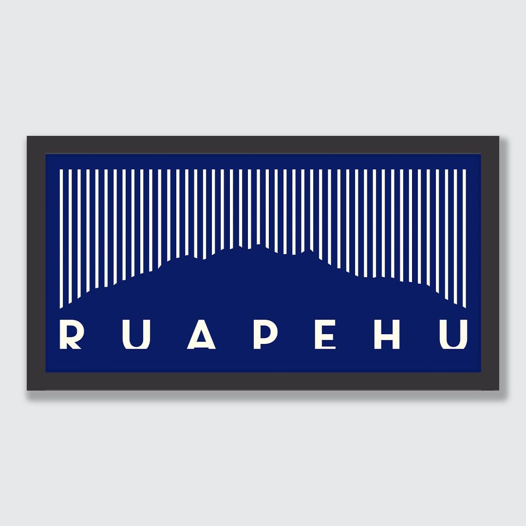 Ruapehu Art Print by OSLO