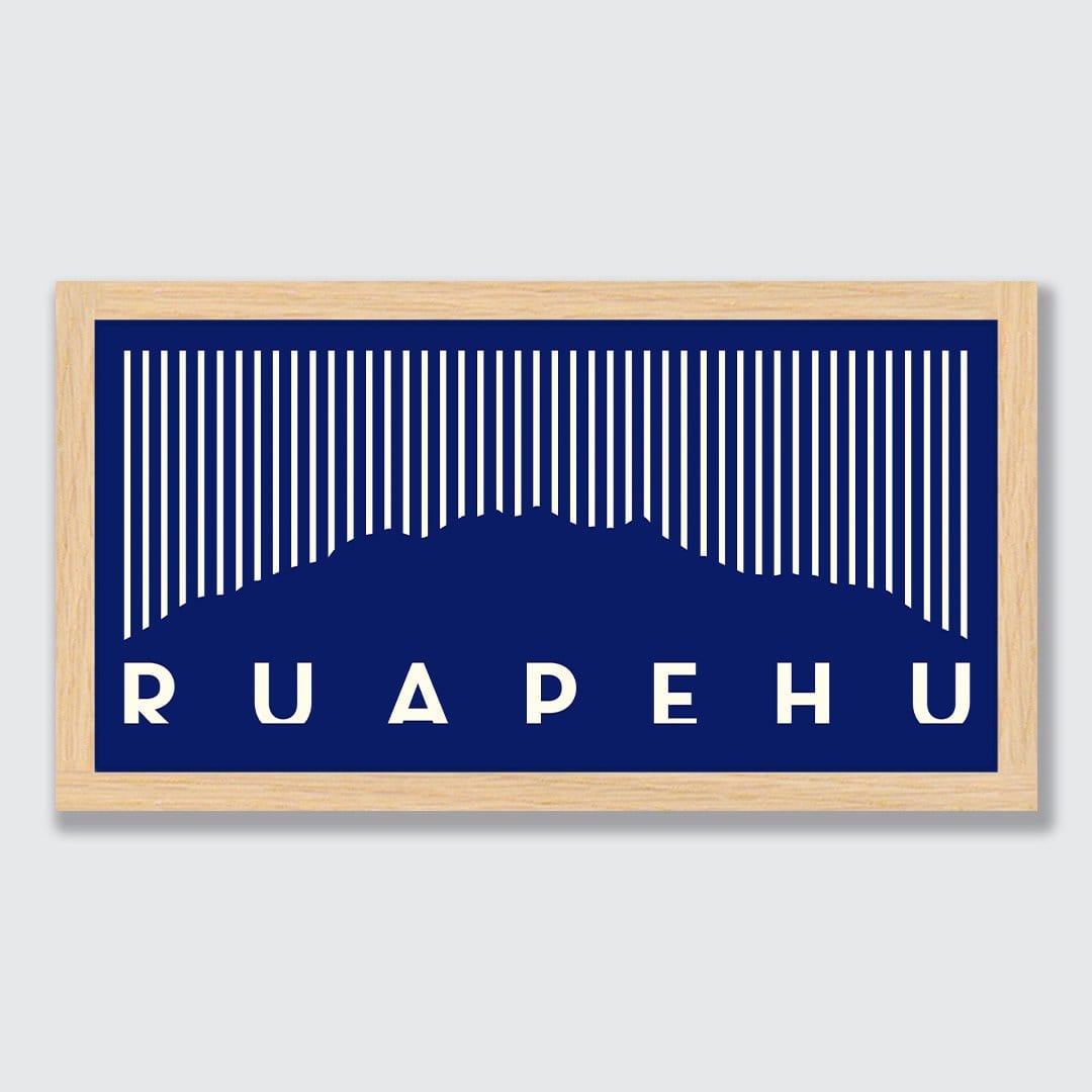 Ruapehu Art Print by OSLO