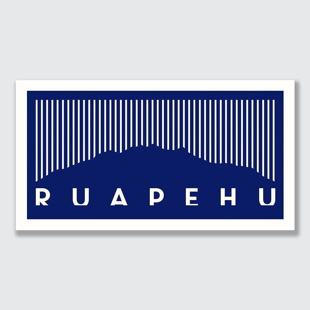 Ruapehu Art Print by OSLO