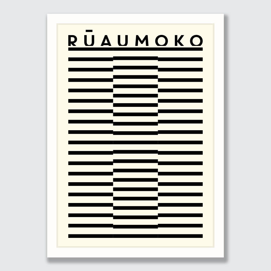 Rūaumoko Art Print by OSLO