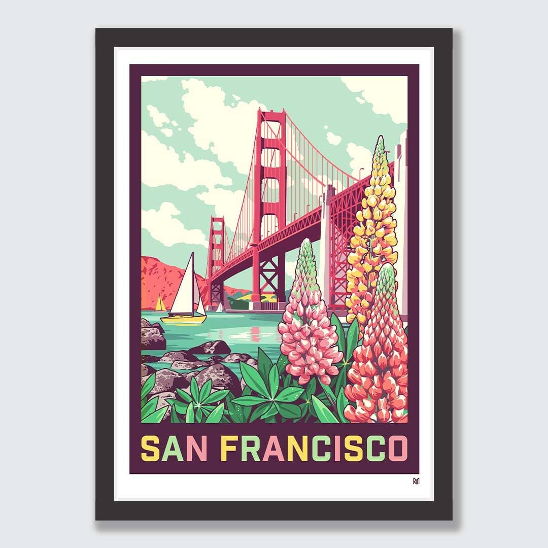 San Francisco Art Print by Ross Murray