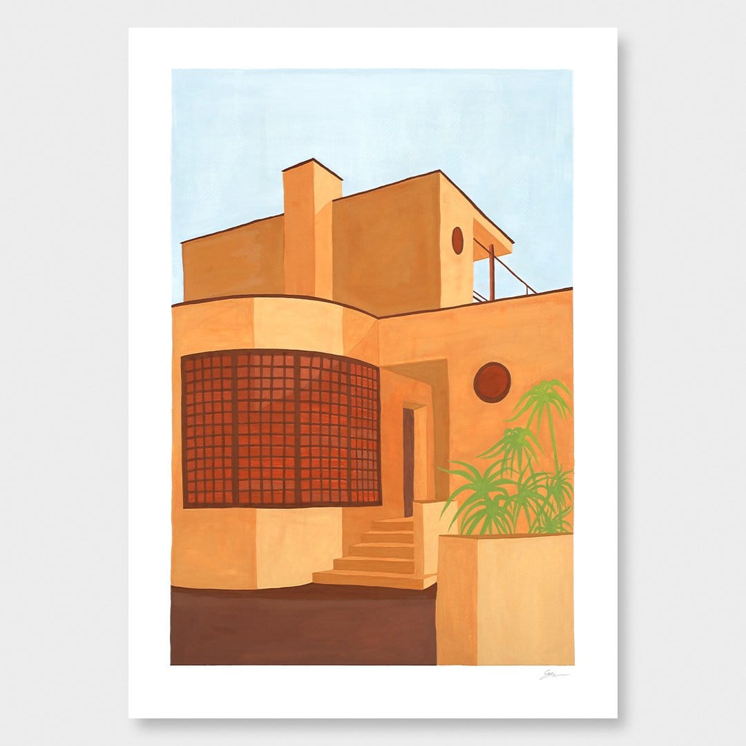 Sandcastle Art Print by Grace Popplewell