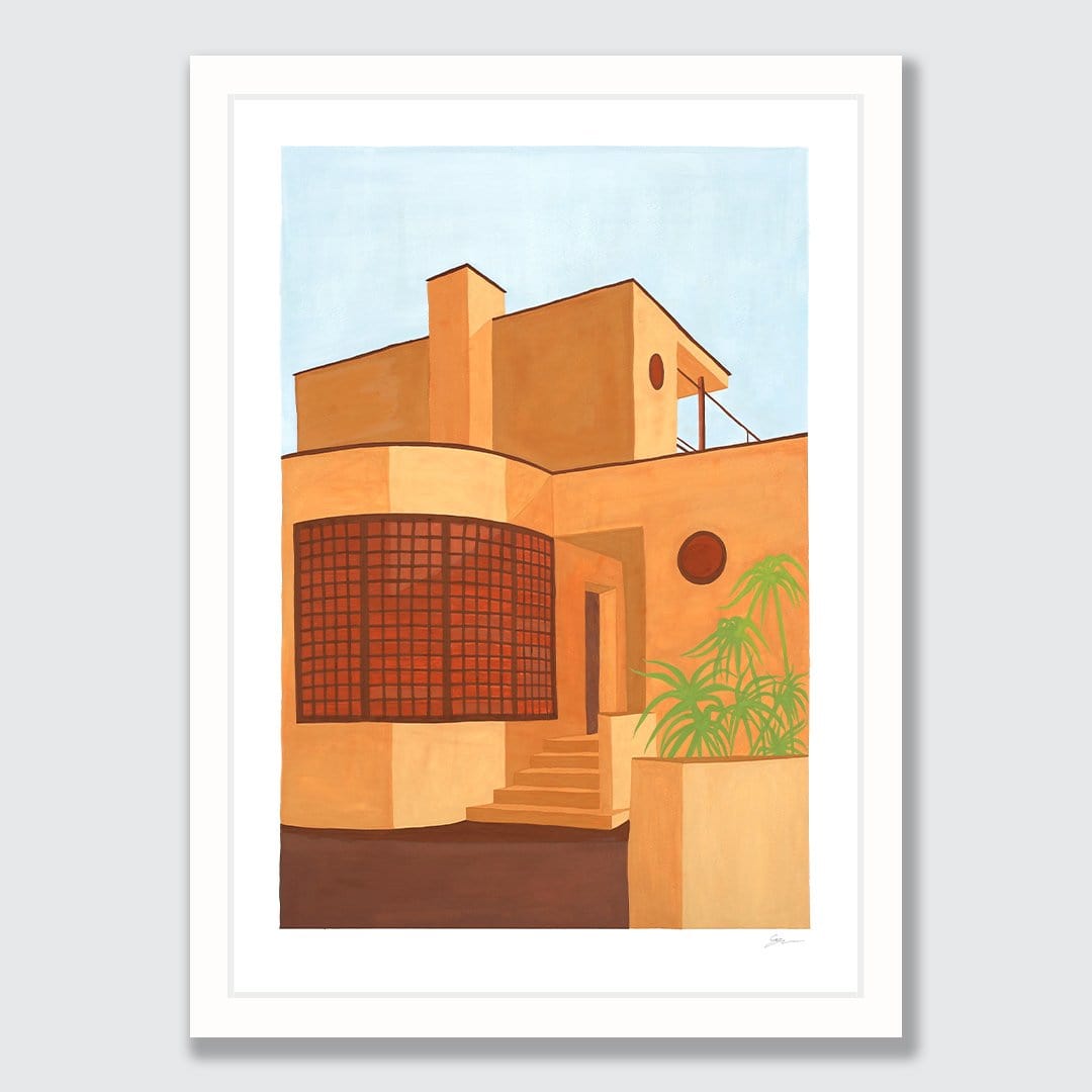 Sandcastle Art Print by Grace Popplewell