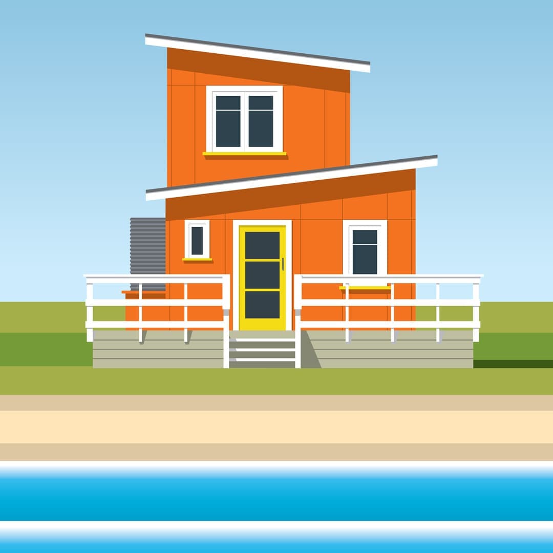 Seaview Bach Art Print by Glenn Jones