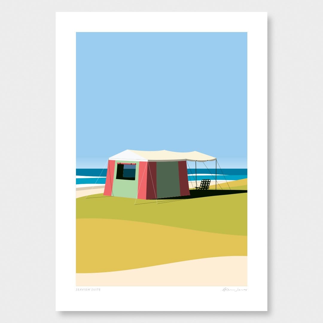 Seaview Suite Art Print by Glenn Jones