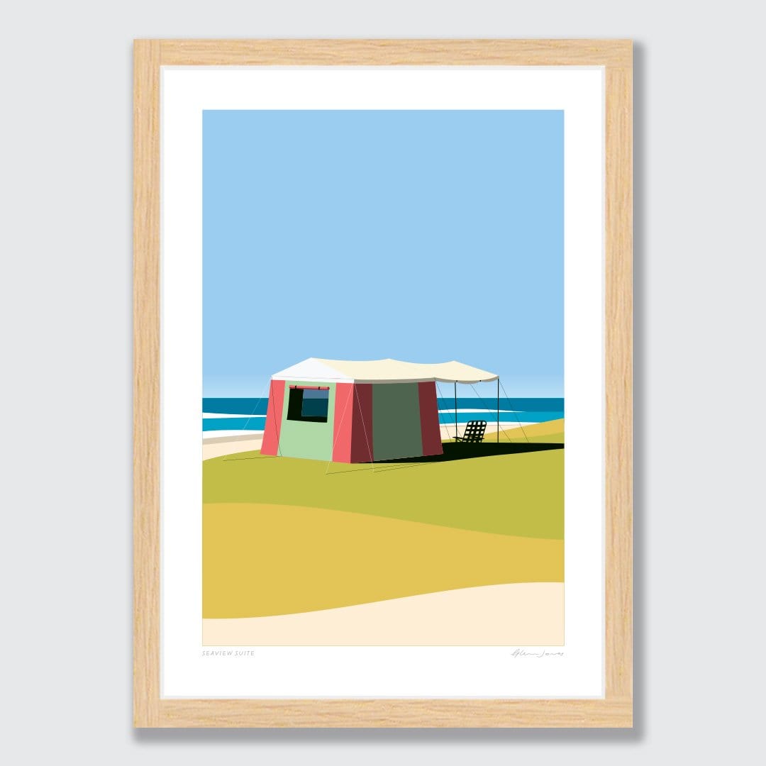 Seaview Suite Art Print by Glenn Jones